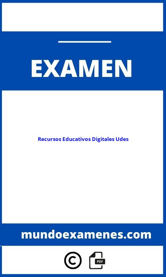 Evaluacion De Recursos Educativos Digitales Udes