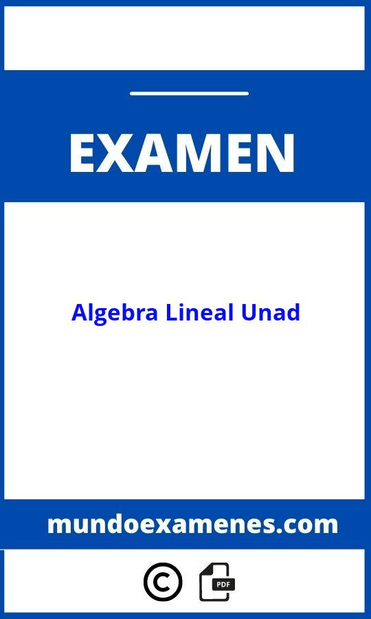 Evaluacion Final Algebra Lineal Unad