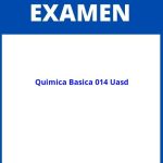 Examen De Quimica Basica 014 Uasd
