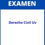 Examen Derecho Civil Uv