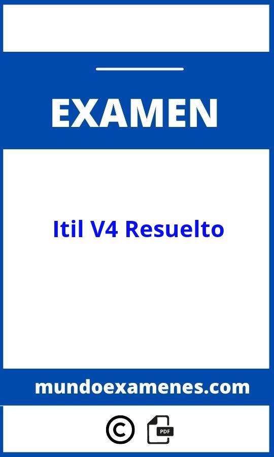 Examen Itil V4 Resuelto