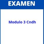 Examen Modulo 3 Cndh