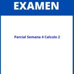 Examen Parcial Semana 4 Calculo 2