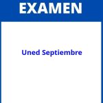 Examenes Uned Septiembre